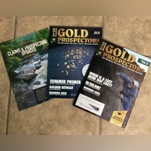 Gold Prospector Magazines (Set Of 3)
